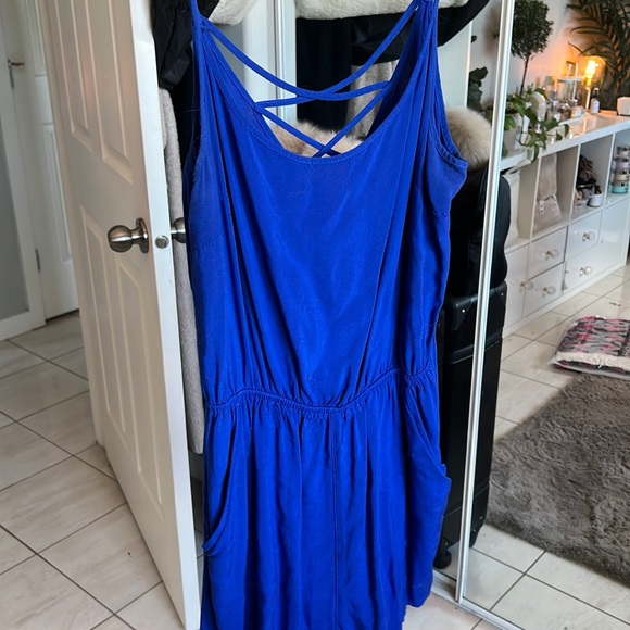 H&M COBALT BLUE ROMPER - Picture 2 of 6